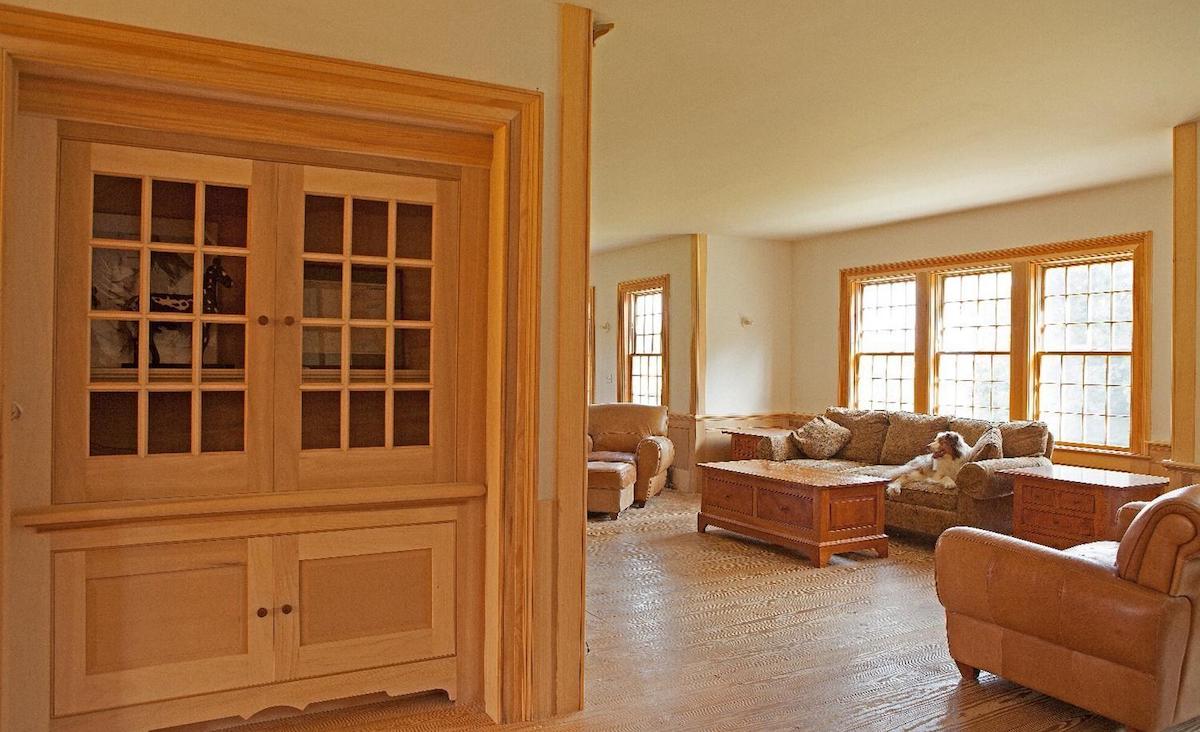 View into living room