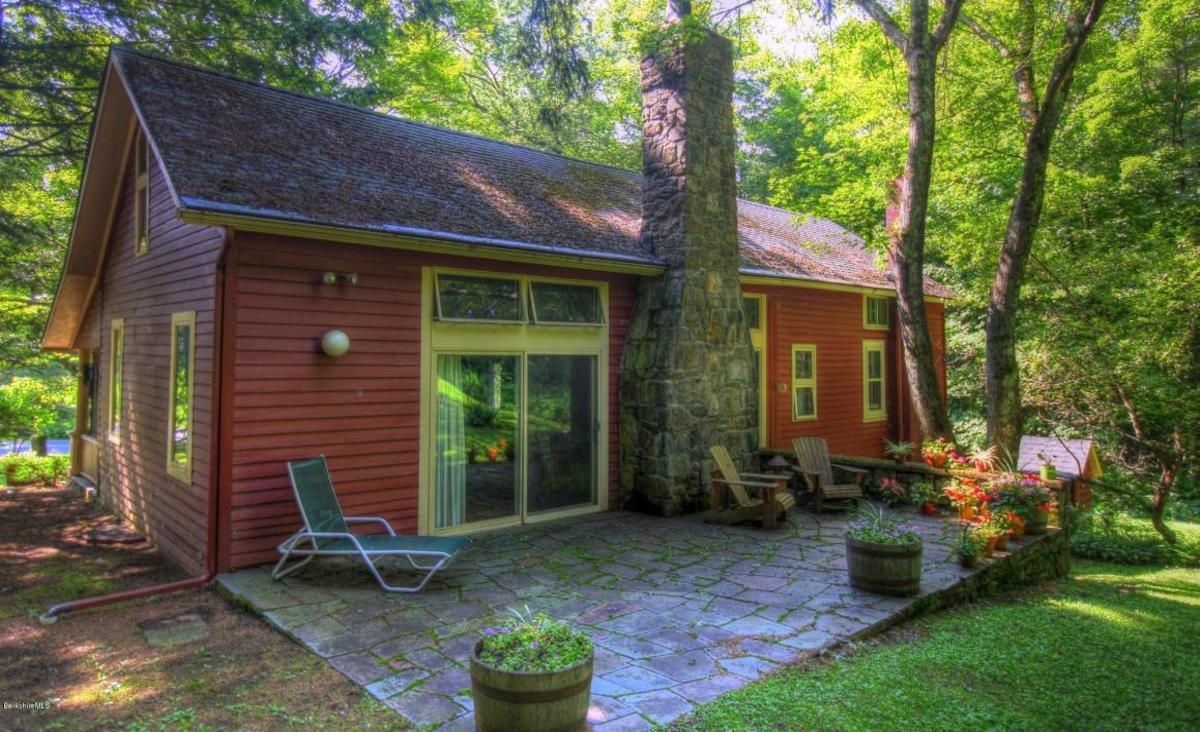 Back yard with patio&nbsp;