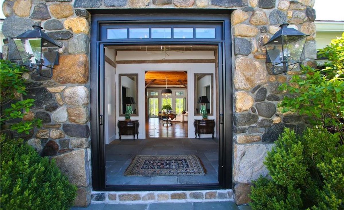Stone entrance