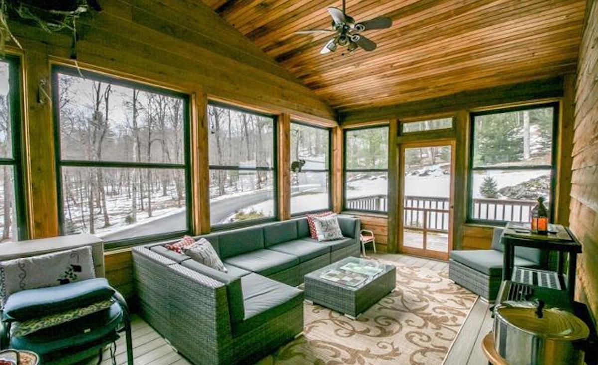 Screened porch