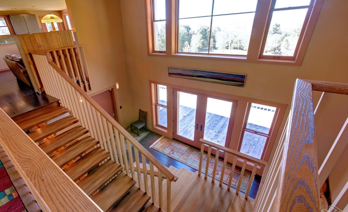 Stairway to second floor