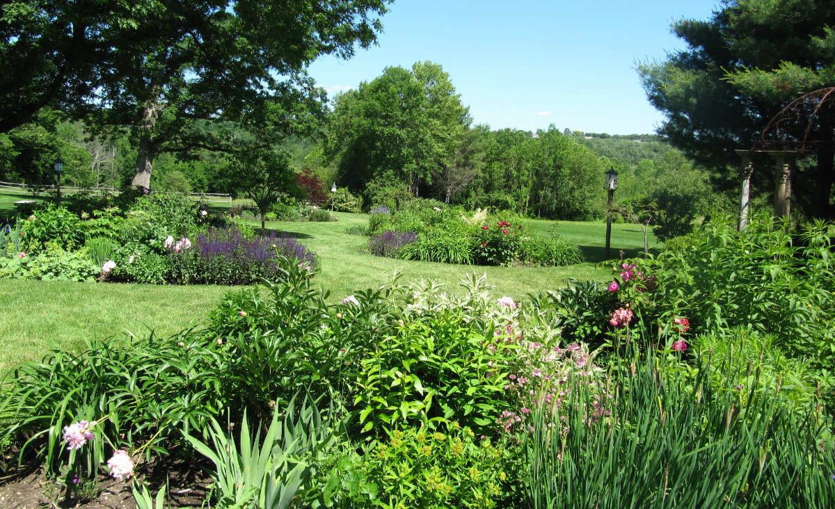 Ozias Lewis house garden, 1806. Photo: Sylvia Abbott