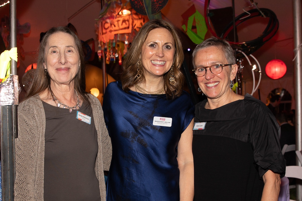 Sandy Newman (CATA founder), Margaret Keller (CATA Executive Director), and Dawn Lane (former CATA Artistic Director). All photos by Christina Lane