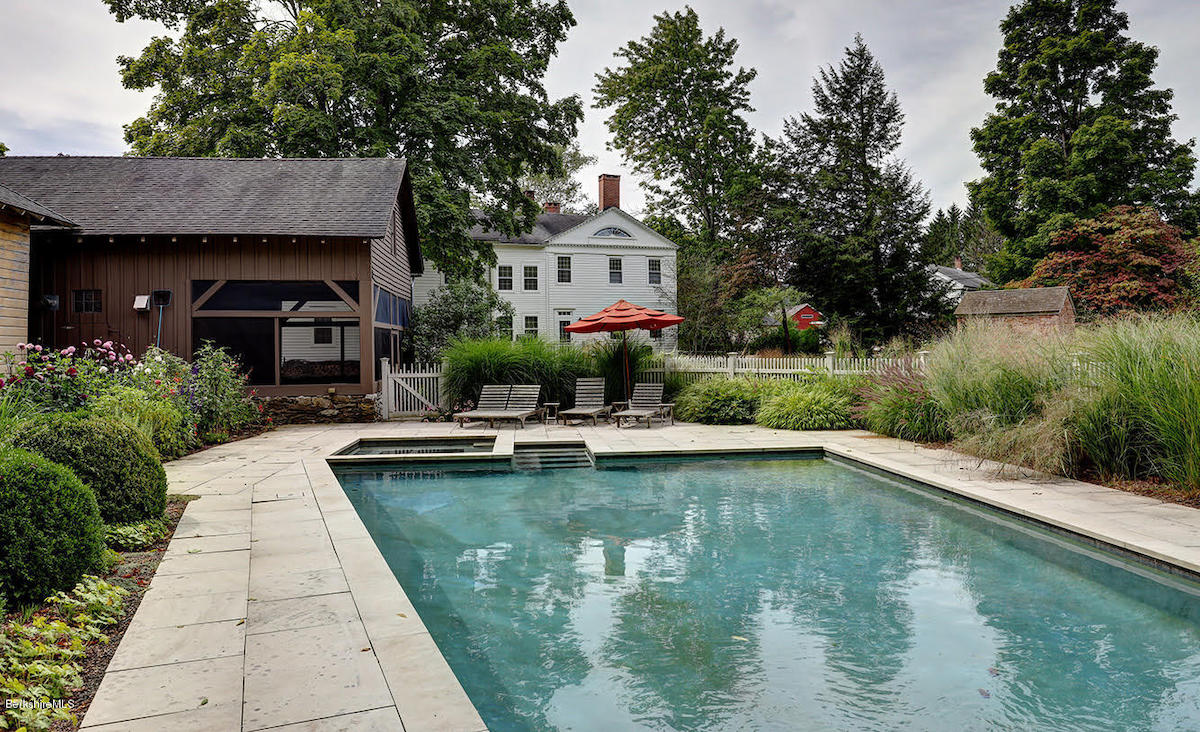 Barns and pool