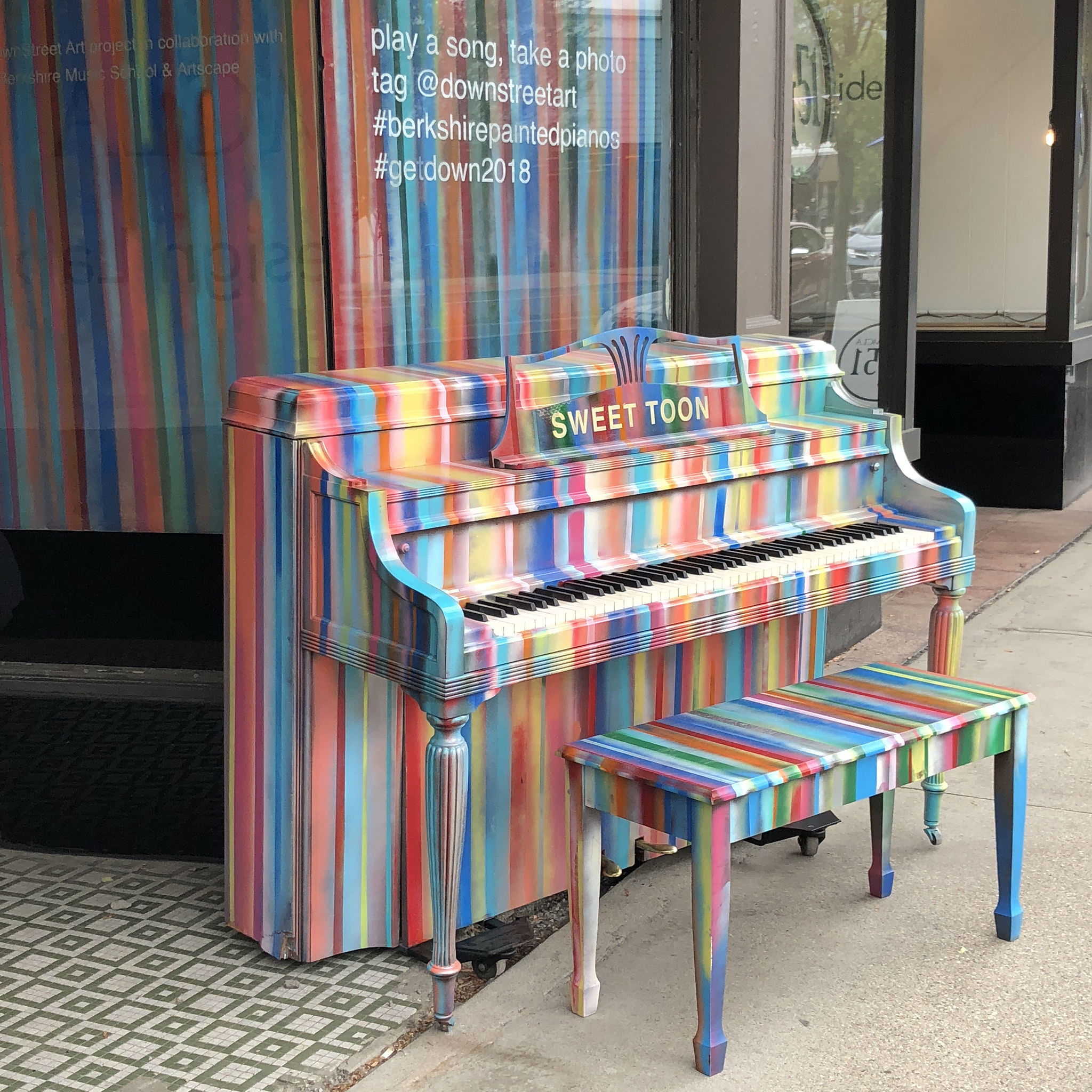 Painted piano by Danny O.
