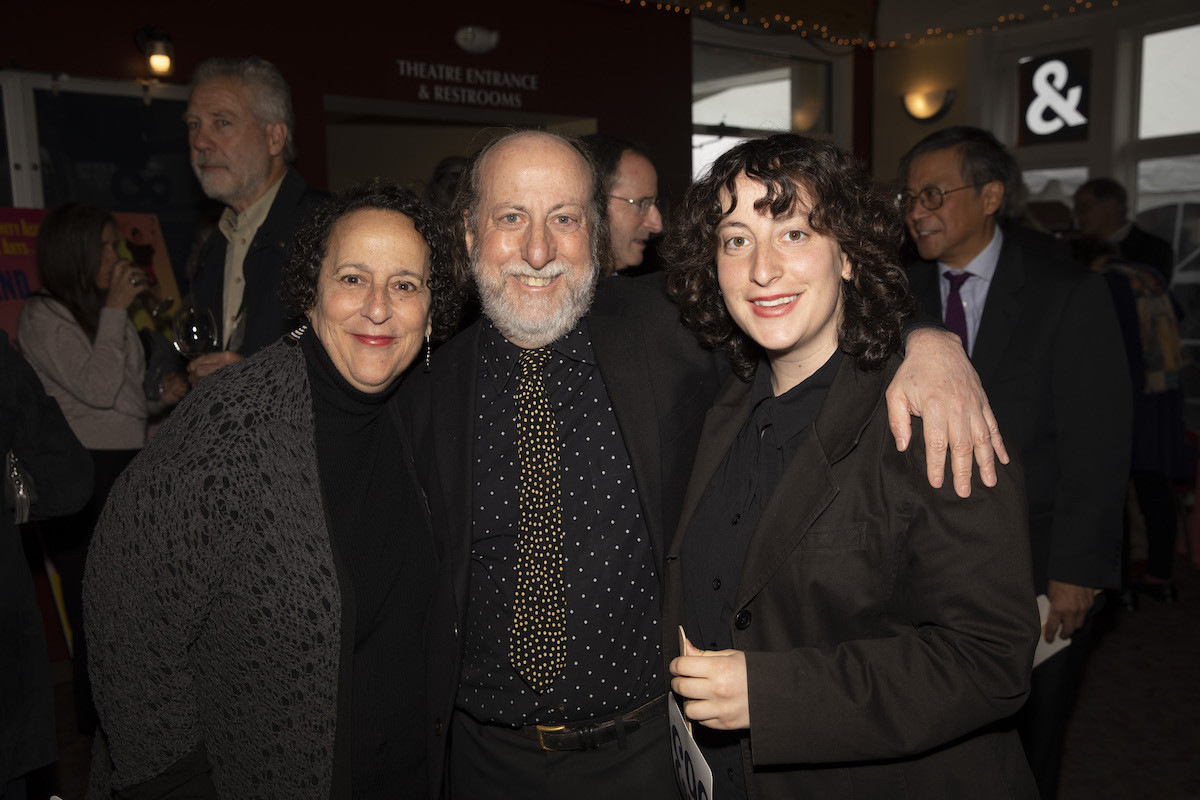 Amy Rudnick;&nbsp;Ben Hillman, filmmaker and director of the film&nbsp;"AND...;", with daughter Maizy Hillman