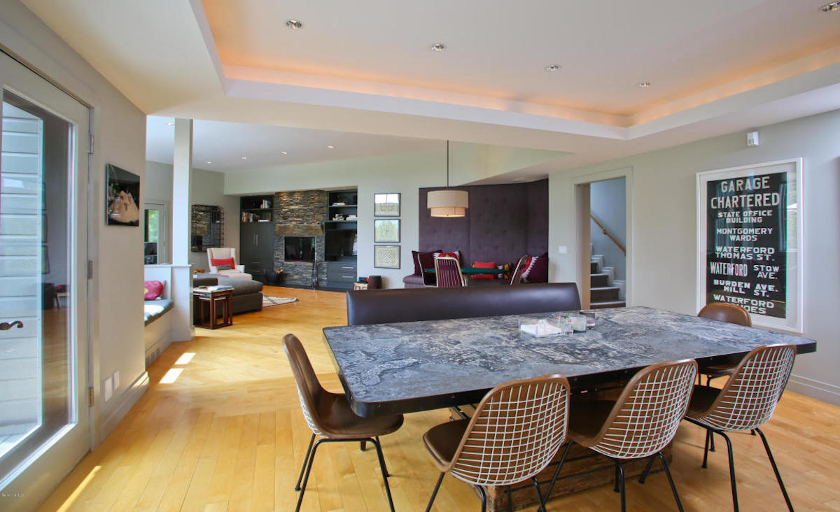 Open dining/living