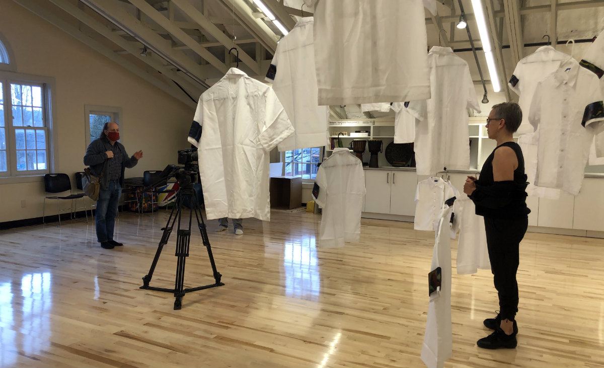 Behind the scenes: Filmmaker Ben Hillman and&nbsp;Artistic Director Dawn Lane