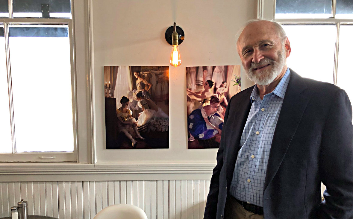 Lear Levin, a fine art photographer and West Stockbridge part-timer, used dancers from the New York City Ballet as his models, many of whom went on to become premier dancers in the company.