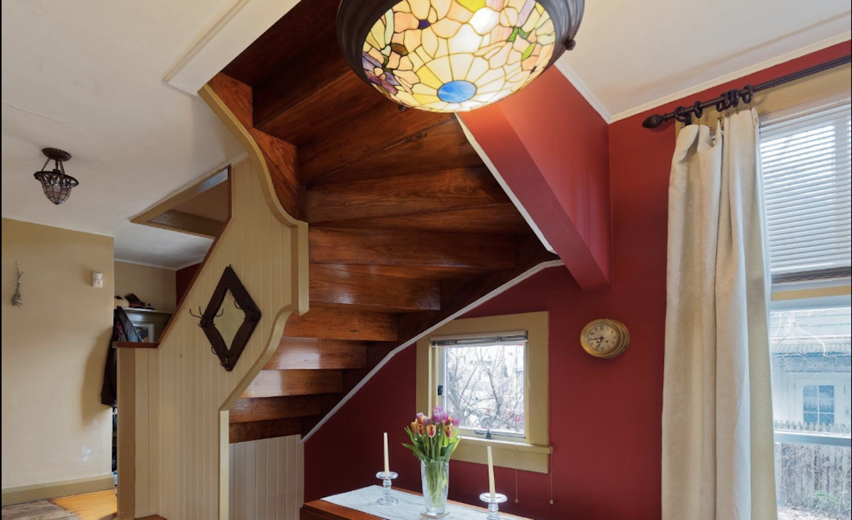 Staircase to second floor