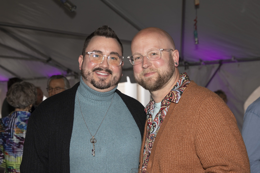 Shawn and&nbsp;Travis Mille, supporters and family members of a CATA artist