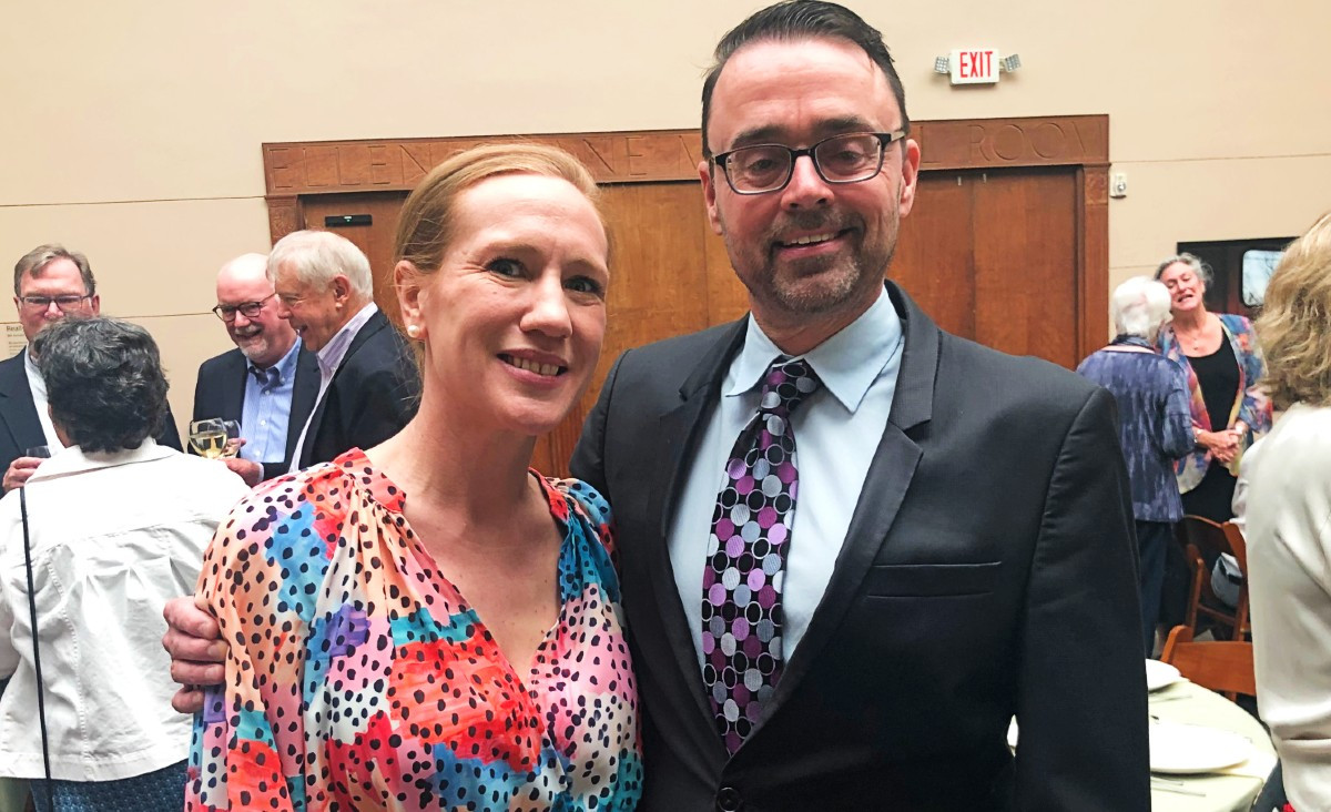 Abigail Rollins, executive director, and Brian Garman, artistic director and co-founder