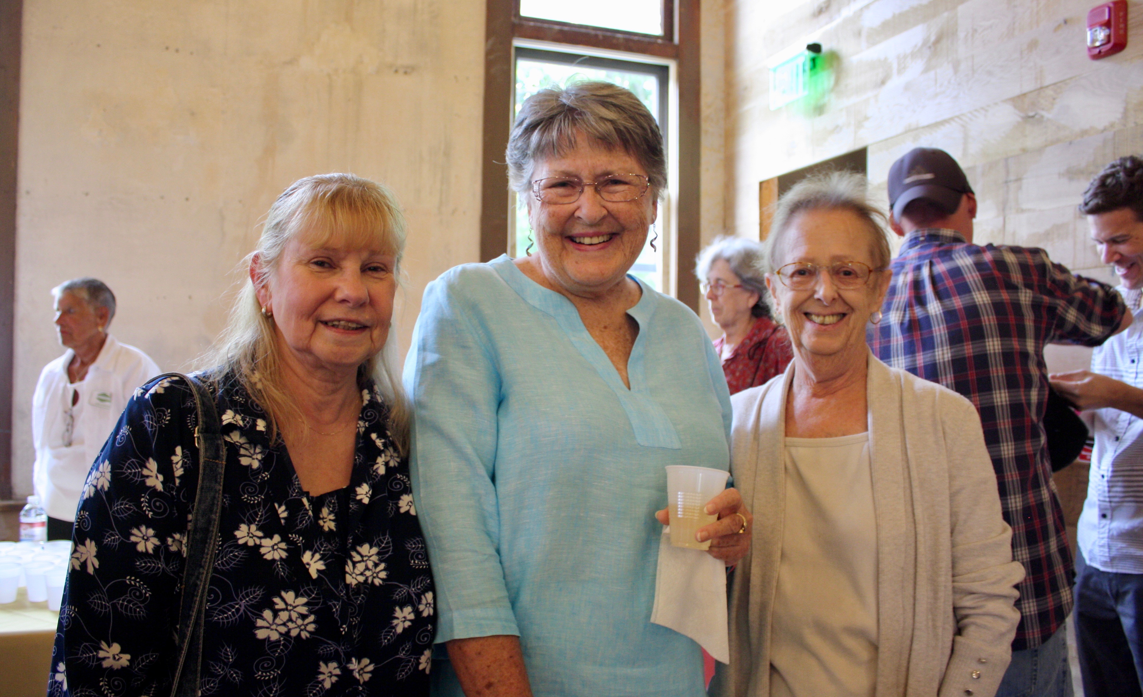 Betty Abrams, Pat Bywin and Pine Plains Town Clerk Judy Harpp
