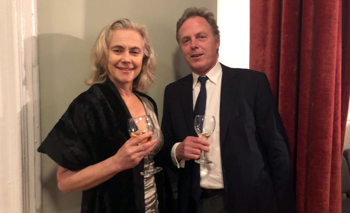 Author Jane Alison and Edward Tuck, an architect