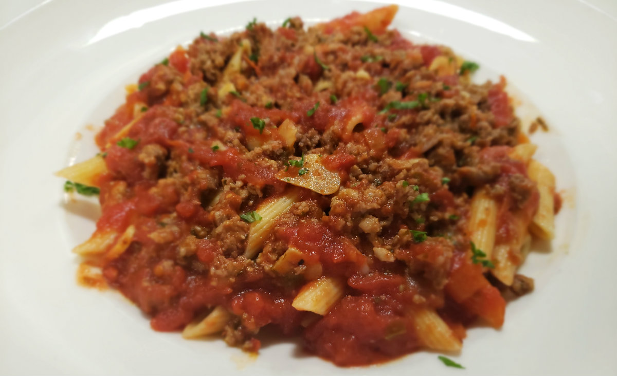 Aloy's pasta Bolognese