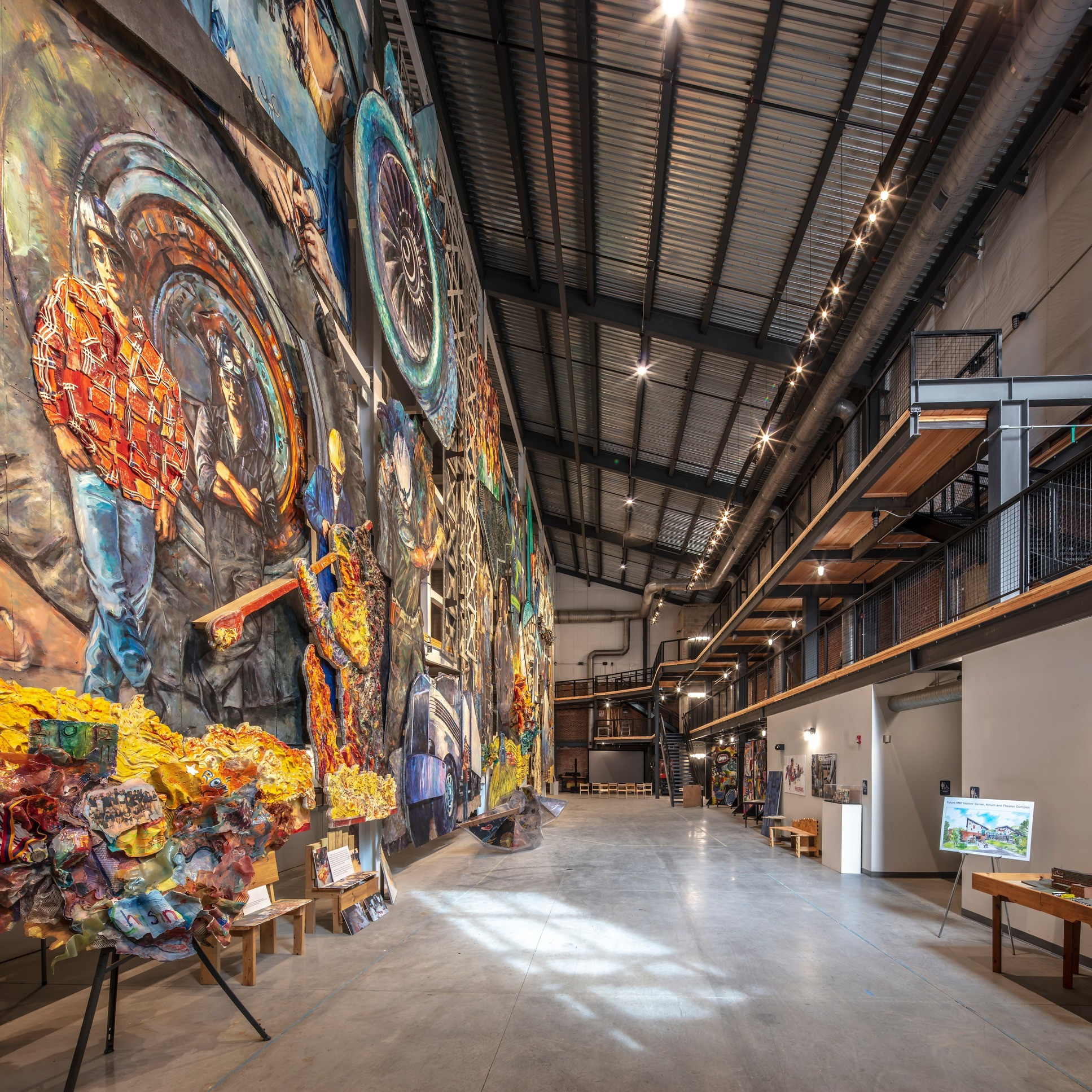 AMP's unique viewing and now listening space. (Photos provided by AMP)