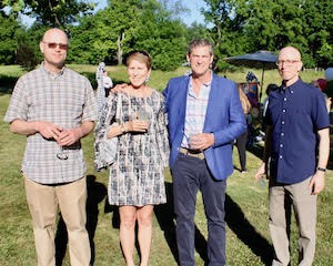 Mike Amsden, Mary Casey, Kevin Casey and Wilderstein Executive Director Greg Sokaris. Mike Amsden, Mary Casey, Kevin Casey and Wilderstein Executive Director Greg Sokaris.