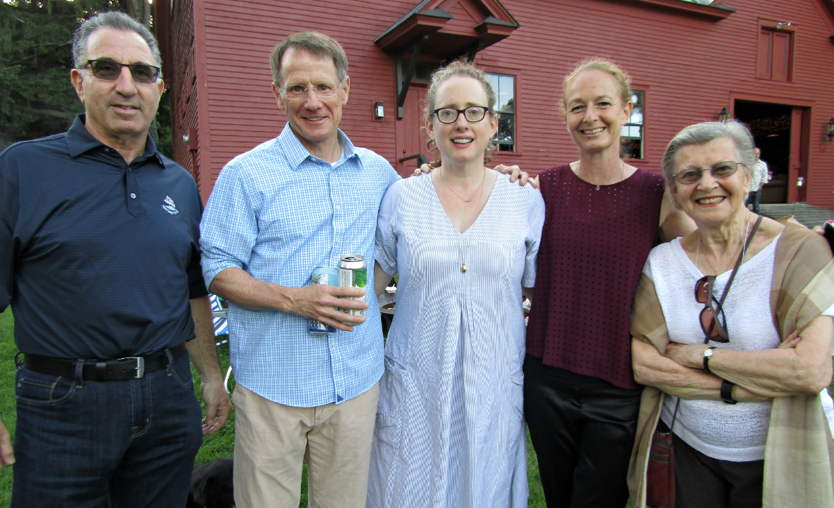 Joe Apkin, Chris and Andrea Malone, former BIC director and current volunteer Hilary Greene, and volunteer Isabelle Kaplan Joe Apkin, Chris and Andrea Malone, former BIC director and current volunteer Hilary Greene, and volunteer Isabelle Kaplan