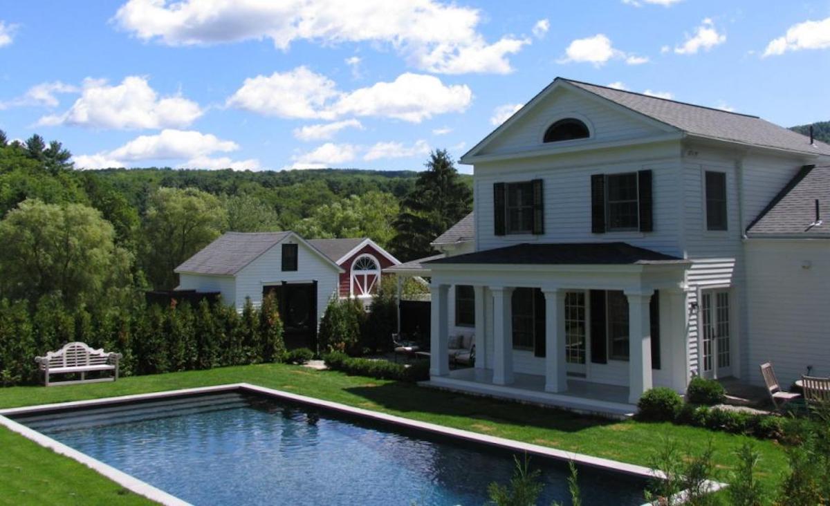 Backyard with pool Backyard with pool