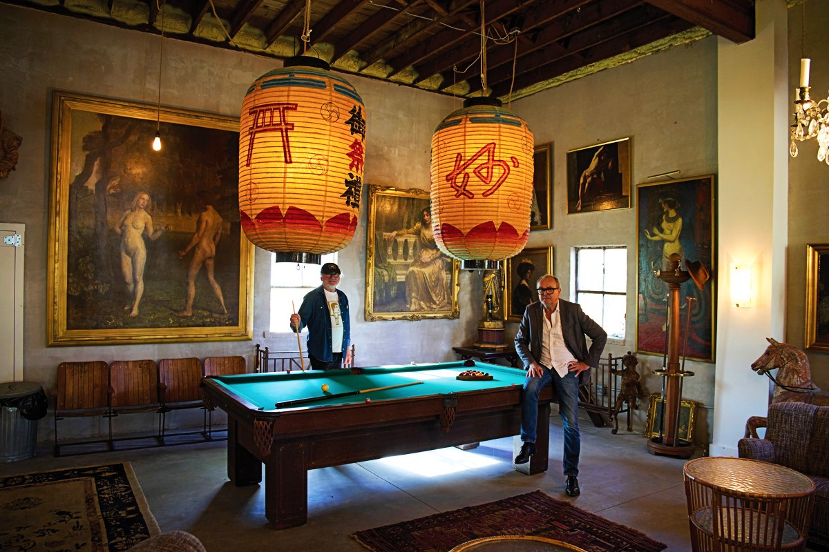 Malowanczyck and Arenskjold in the showroom