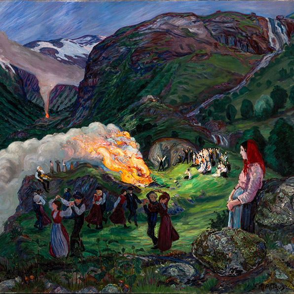 Nikolai Astrup, Midsummer Eve Bonfire