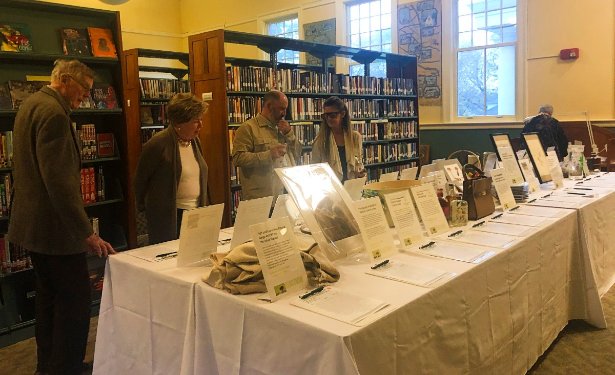 A silent auction among the books &mdash; what could be better?