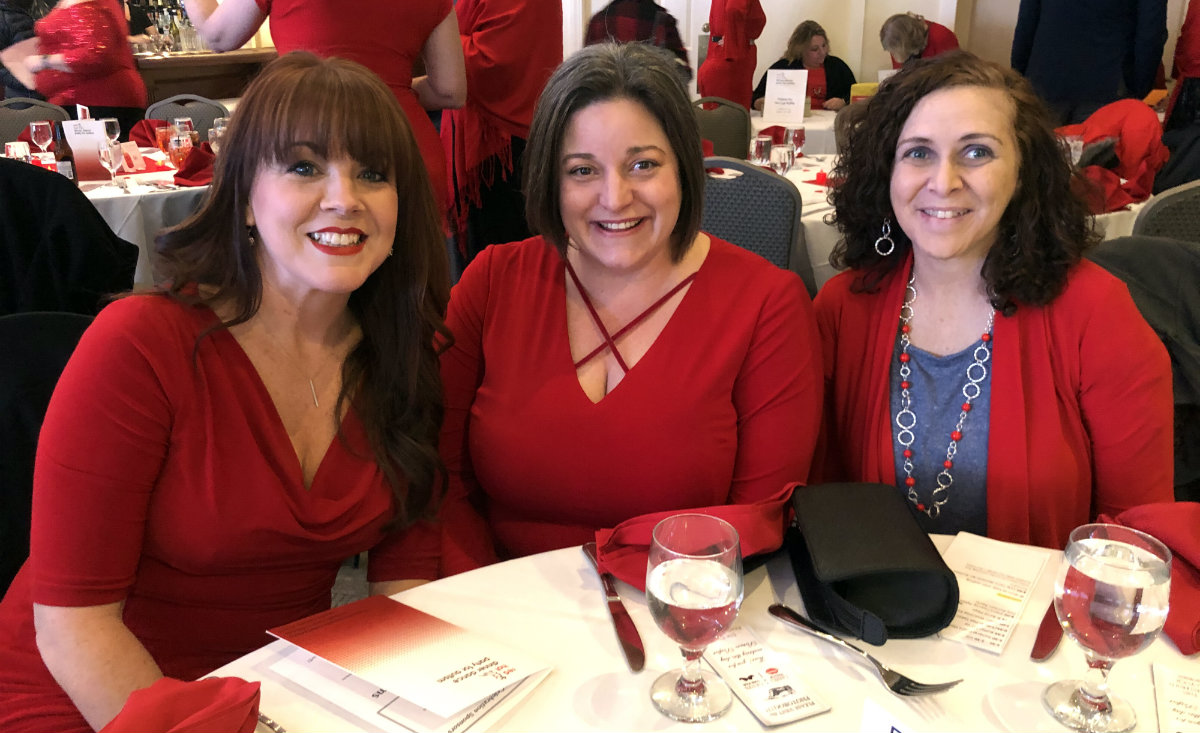 Autuism Connections Red Hot Gala. Melissa Moro, Megan Sherman, an Autism Initiative committee member, and Tammy St. Pierre of Southern Berkshire C.A.R.E. Autuism Connections Red Hot Gala. Melissa Moro, Megan Sherman, an Autism Initiative committee member, and Tammy St. Pierre of Southern Berkshire C.A.R.E.