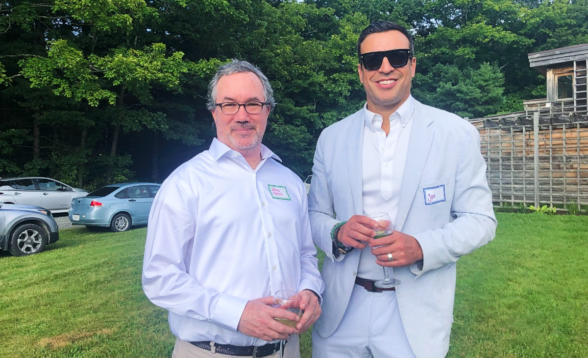 Antonio Barrera and Joe Slotnick, whose wife, Melissa Slotnick, is a new Millay Arts board member Antonio Barrera and Joe Slotnick, whose wife, Melissa Slotnick, is a new Millay Arts board member