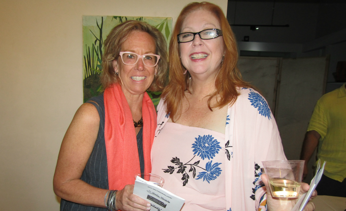 Kate Baldwin and steering committee member Shannon McMahon-Lichte Kate Baldwin and steering committee member Shannon McMahon-Lichte