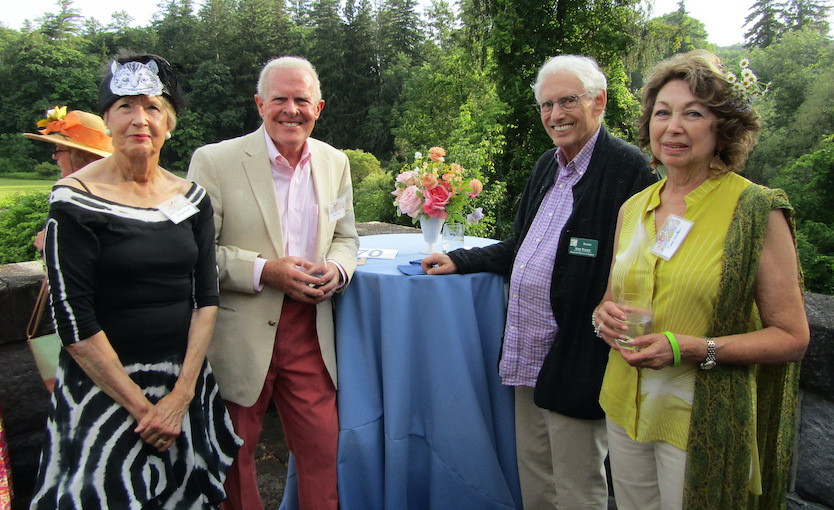 Sherry Kasper and BBG trustee Dan Kasper with fellow trustee Mark Walker and Tina Walker