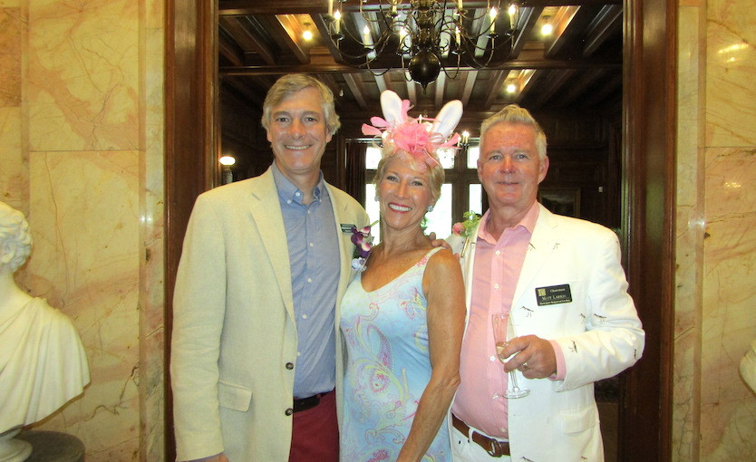 BBG Executive Director Thaddeus Thompson with Board Vice-chair&nbsp;Madeline Hooper and Board Chair Matt Larkin