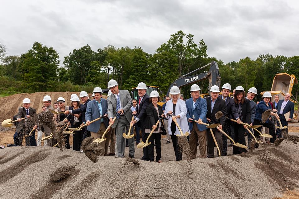 The&nbsp;Sept. 21 groundbreaking of the Inn at Bellefield.