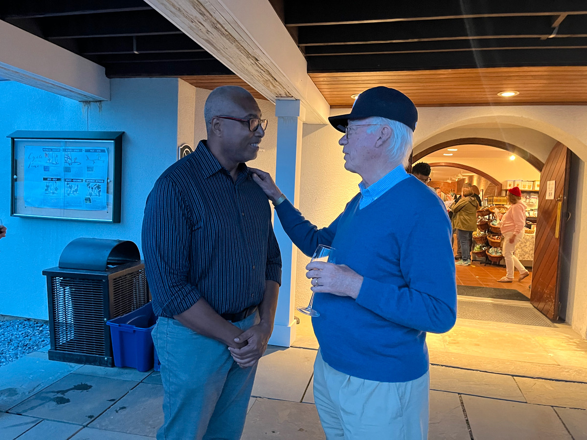 Bernie Williams with Millbrook Winery owner John Dyson. Photos courtesy Millbrook Winery Bernie Williams with Millbrook Winery owner John Dyson. Photos courtesy Millbrook Winery