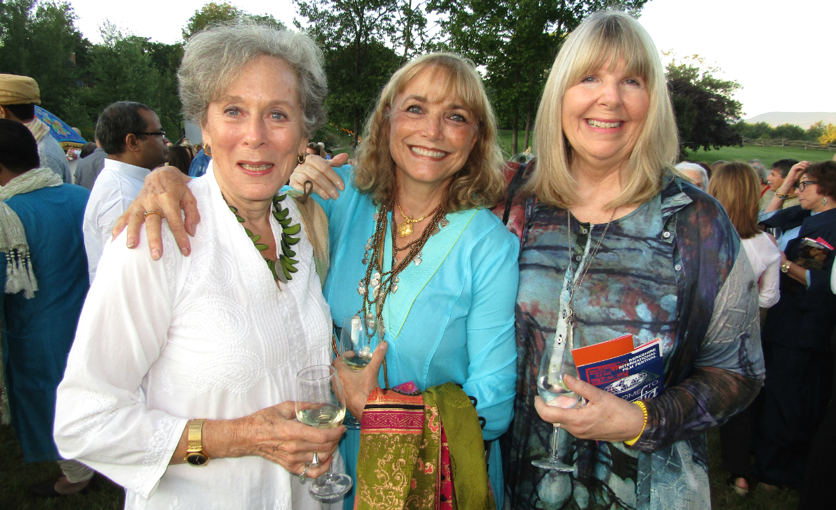 Frosty Montgomery with board members Karen Allen and Mary Mott.