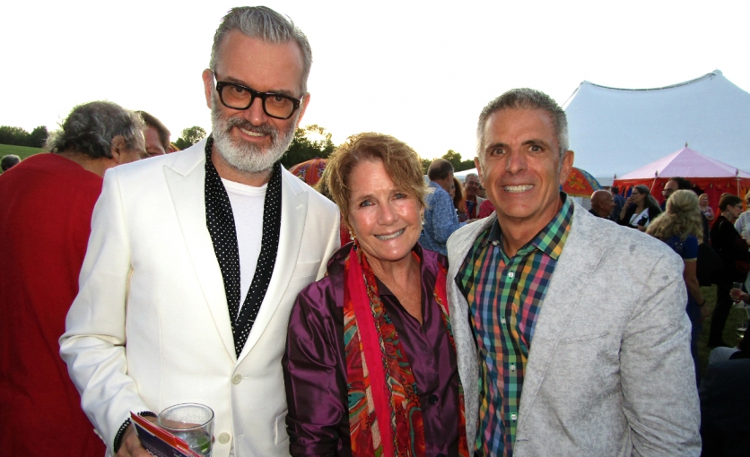 Frank Muytjens, Maria Nation&nbsp;and Dan Mathieu at BIFF's summer fundraiser