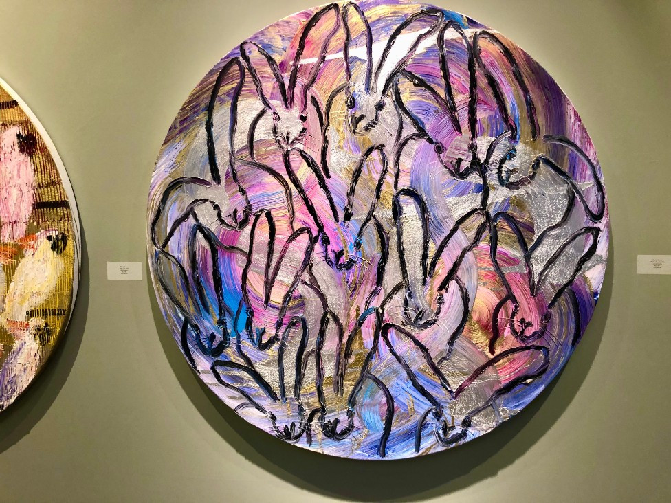 Chinensis, 2021, oil on canvas, 48" x 48" Chinensis, 2021, oil on canvas, 48" x 48"