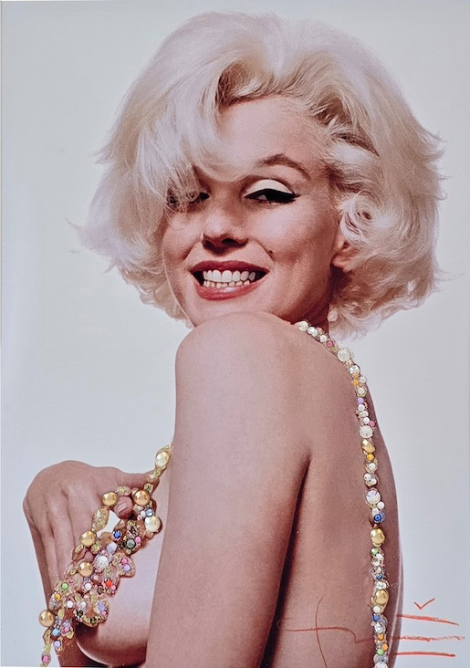 "Boob Smile," 1962. Archival pigment print adorned with crystal and jewels, 27.5" x 21.75" framed. Unique, signed by artists. Image courtesy Sohn Fine Art. "Boob Smile," 1962. Archival pigment print adorned with crystal and jewels, 27.5" x 21.75" framed. Unique, signed by artists. Image courtesy Sohn Fine Art.