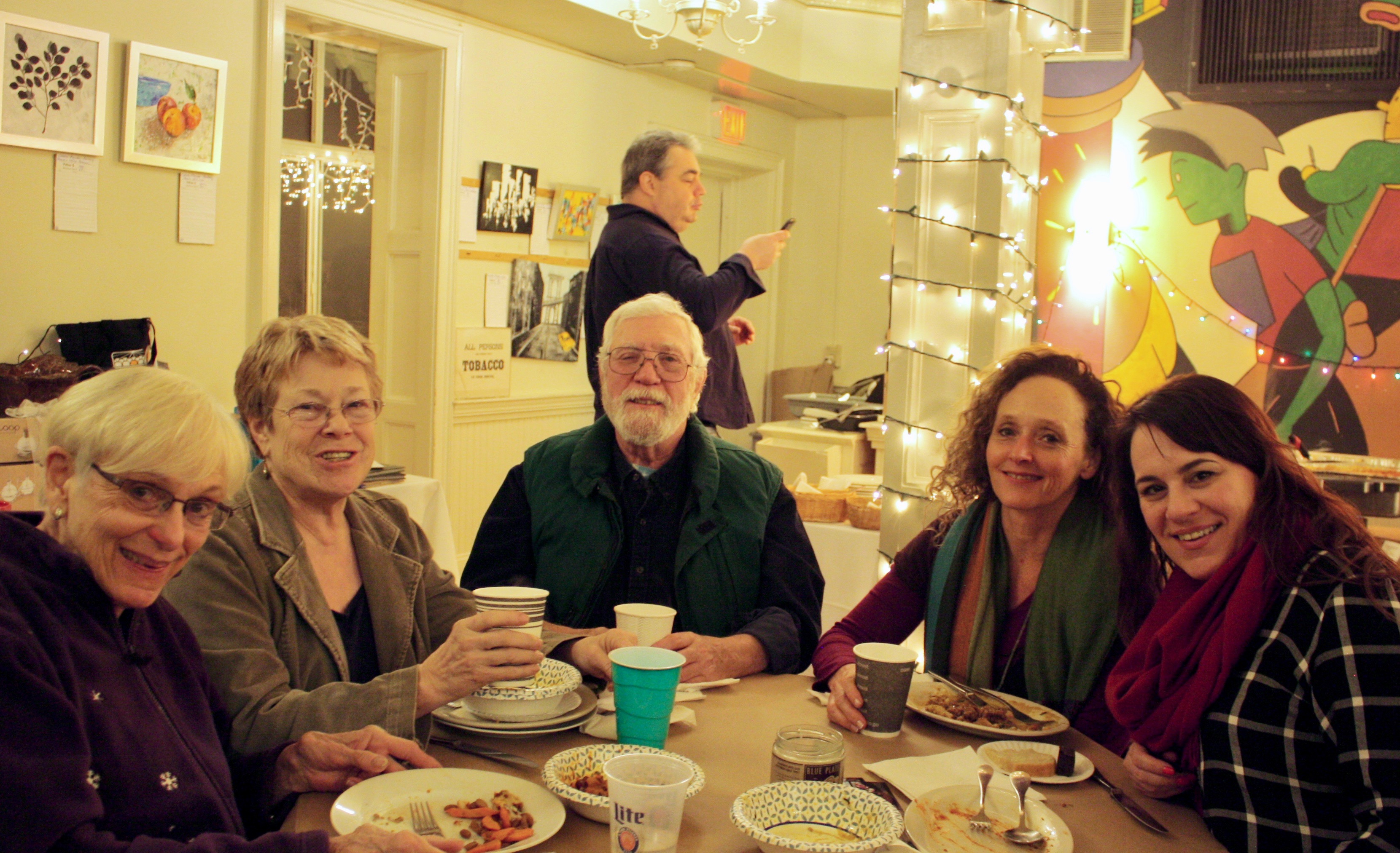 Pittsfield&nbsp;resident and animal welfare advocate Claire Bosma, Marnie and Bob Meyers, Activist Radio's Raphaelle&nbsp;Islip and Angela Hansen.