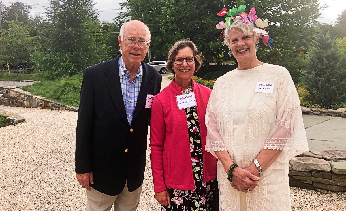 Carl Bradford, Stephanie Bradford, and Dana Audia, who is director of special events at the BBG Carl Bradford, Stephanie Bradford, and Dana Audia, who is director of special events at the BBG