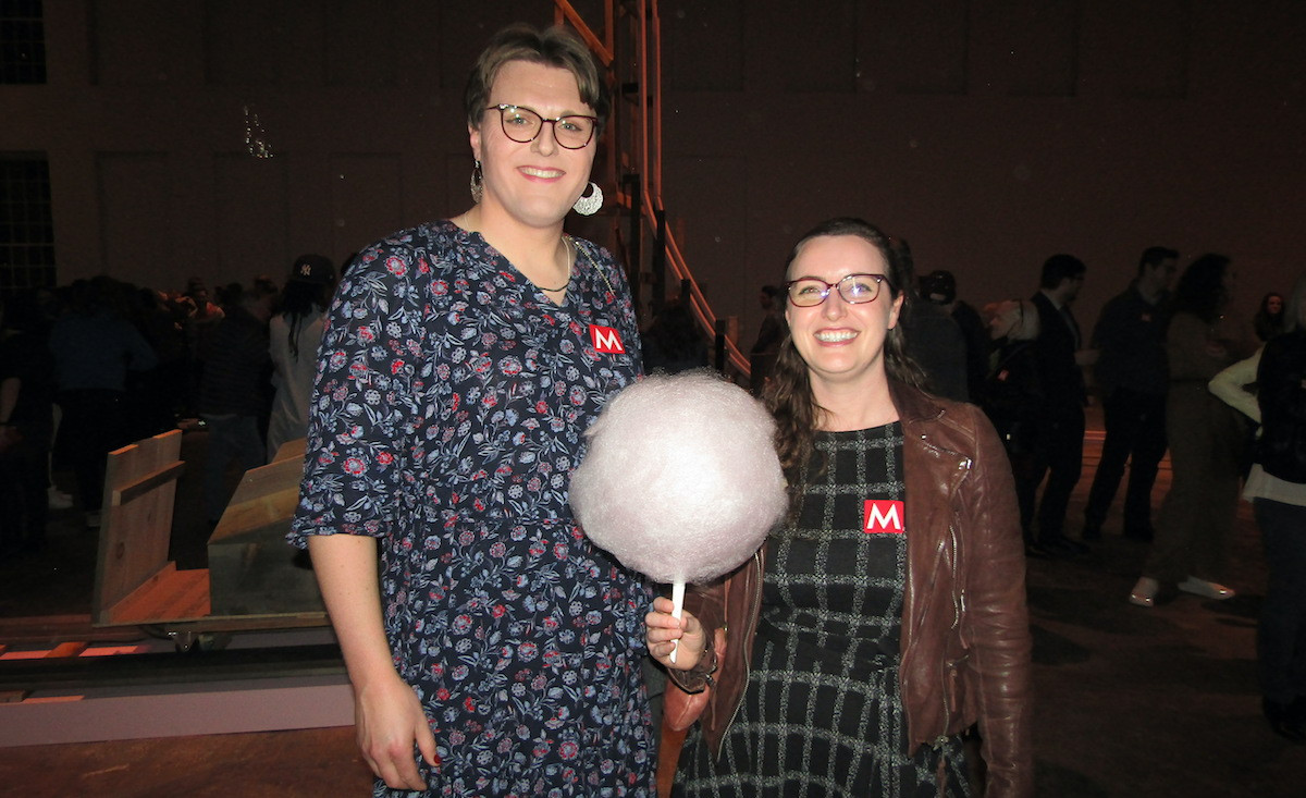 Guests enjoyed pressed lemon and strawberry cotton candy from Le Petit Pouf