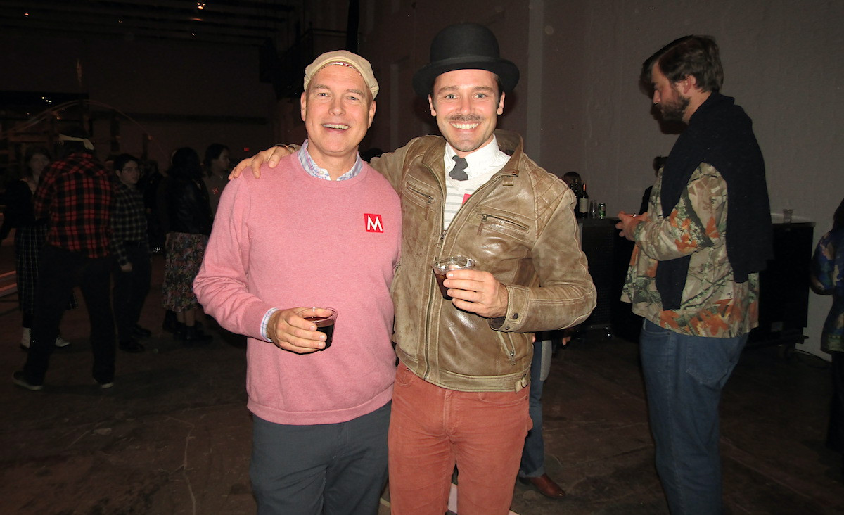 Artist Robert Fitzgerald and Andrew Fitch