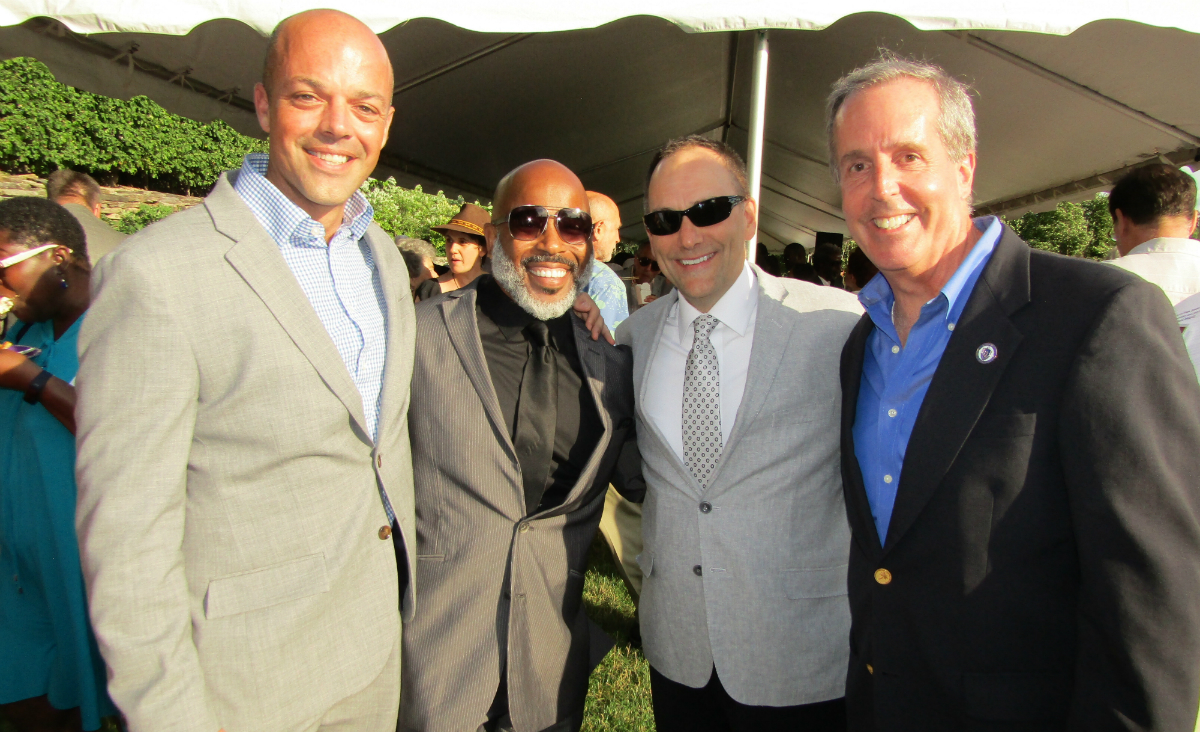 Mass. State Senator Adam Hinds, Ty Allan Jackson, John Bissell and Mass. State Representative Smitty Pignatelli Mass. State Senator Adam Hinds, Ty Allan Jackson, John Bissell and Mass. State Representative Smitty Pignatelli