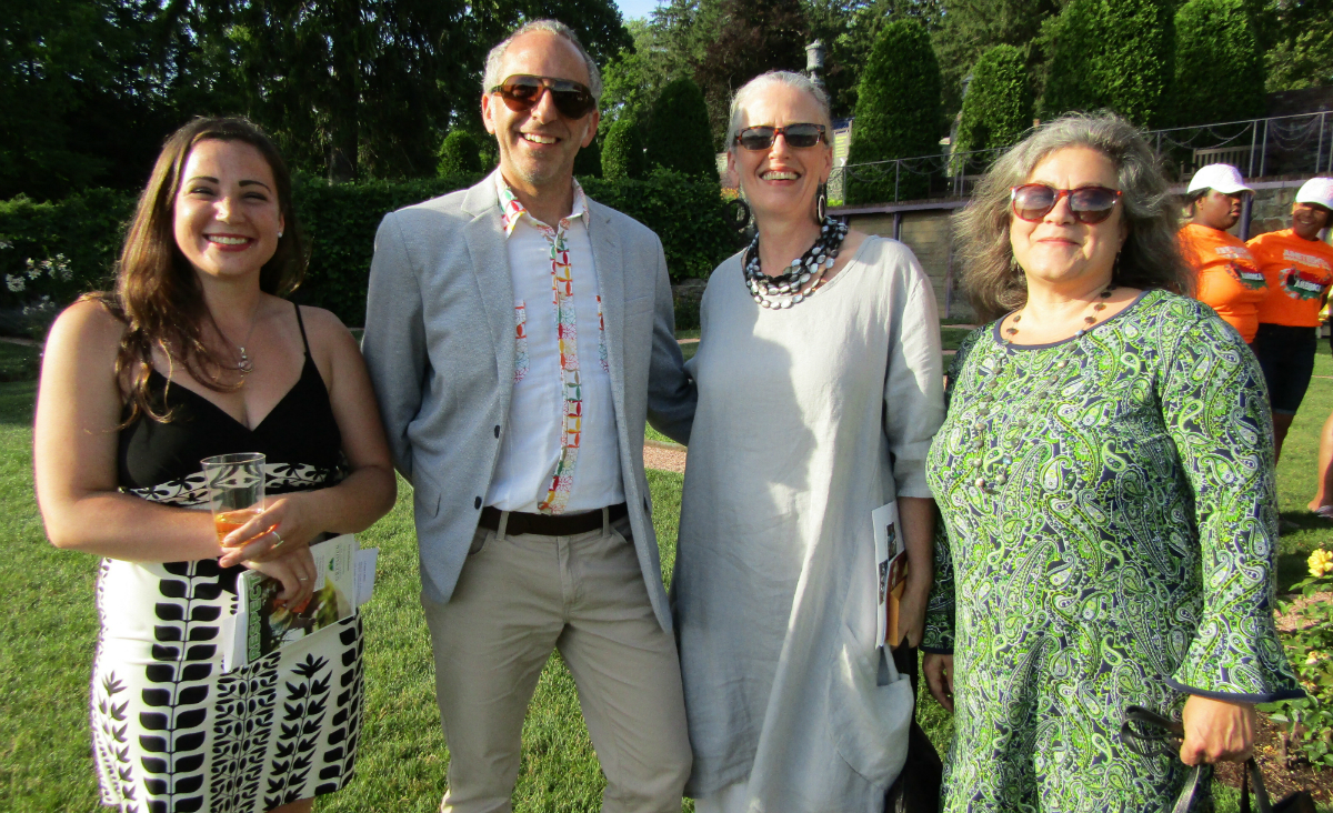 Courtney Kimball and Michael D. Andelman of Construct, with Eugenie Sills and Liana Toscanini Courtney Kimball and Michael D. Andelman of Construct, with Eugenie Sills and Liana Toscanini