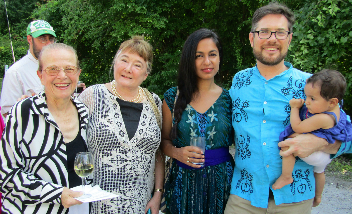 Nancy Kalodner, Nancy Fitzpatrick, Saadia, board member Casey Rothstein Fitzpatrick and Naïma Paani Nancy Kalodner, Nancy Fitzpatrick, Saadia, board member Casey Rothstein Fitzpatrick and Naïma Paani