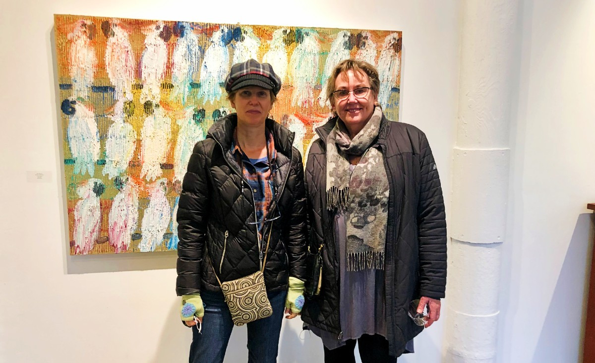 Graphic designers Regina Burgio and Nancy Hoffmeier Graphic designers Regina Burgio and Nancy Hoffmeier