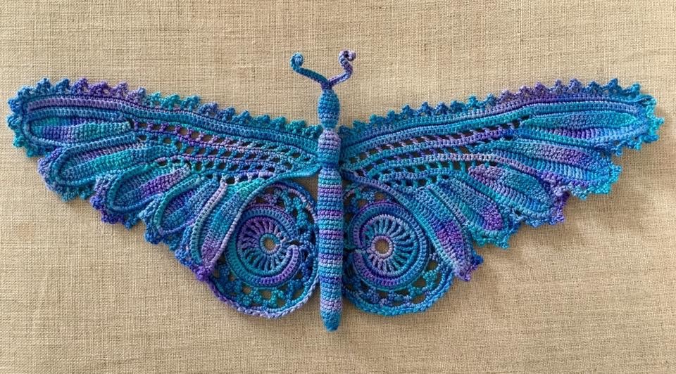 Butterfly motif, created by Gershon. It took her two days to make it. Butterfly motif, created by Gershon. It took her two days to make it.