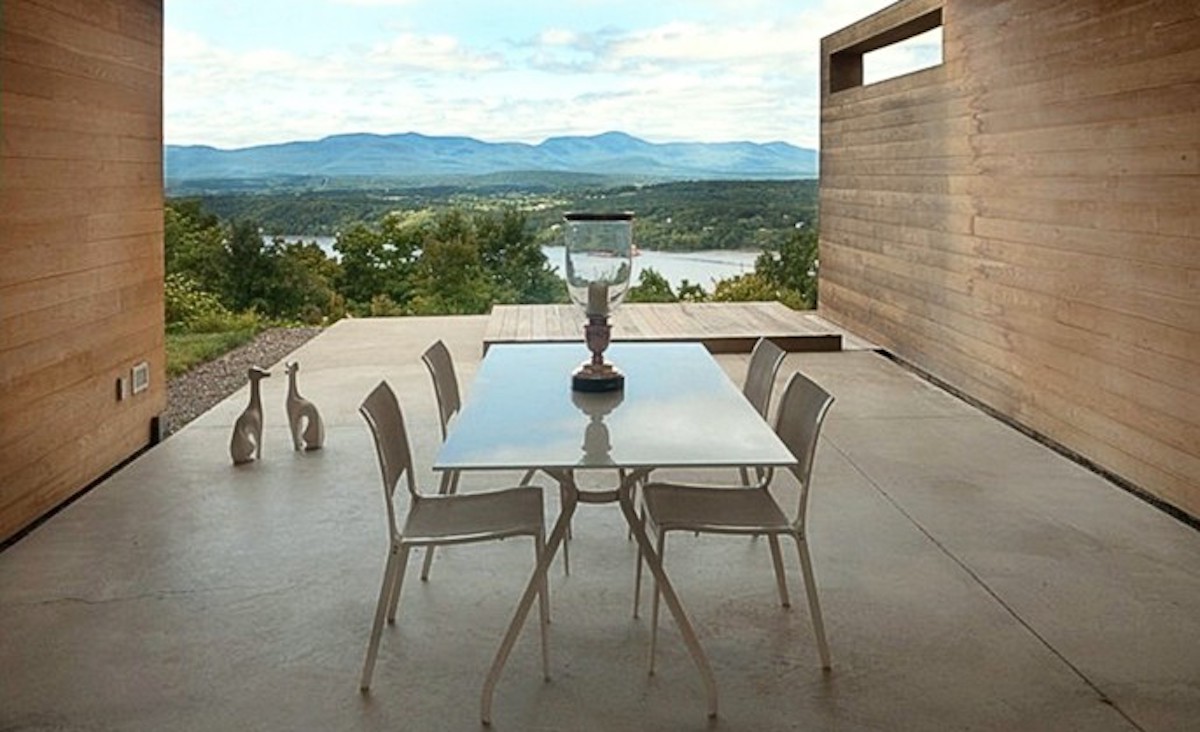 Patio with view