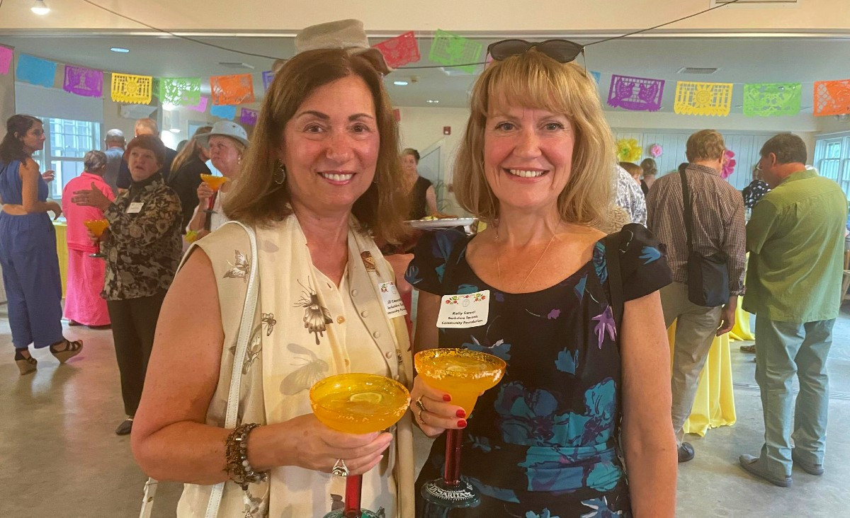 Jill Cancellieri and Kelly Sweet, both representing the Berkshire&nbsp;Taconic Community Foundation&nbsp;&nbsp;