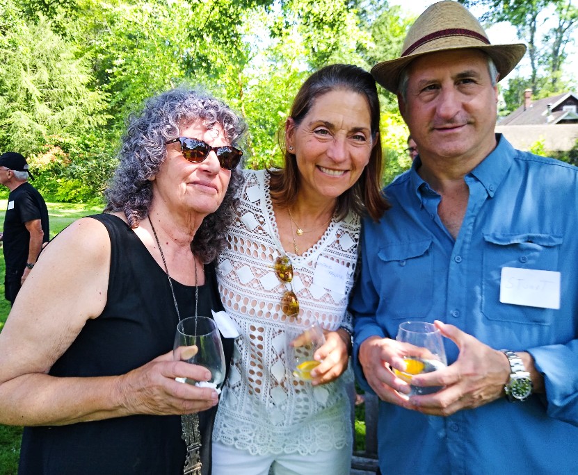 CCRK founder Carole Clark; new board member Esther Trakinski, and Stuart Fleischmann