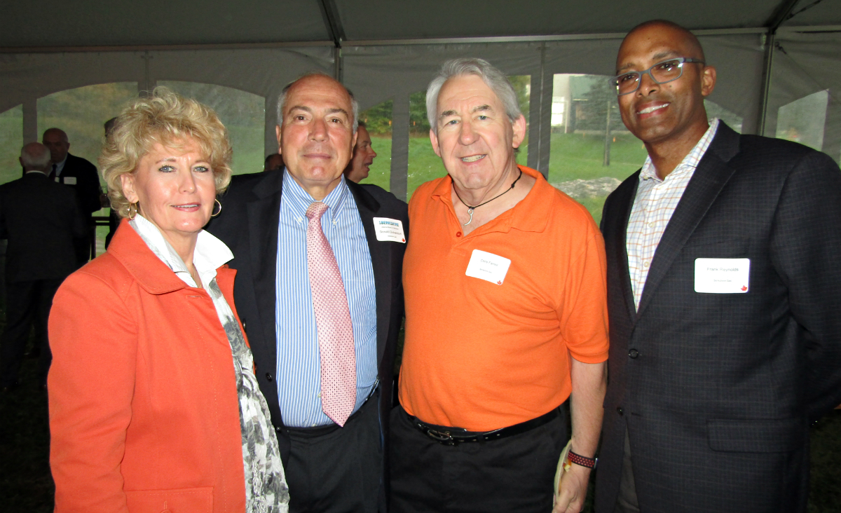 Lisa Dubendorf and 1Berkshire board member Donald Dubendorf with Chris Farrell and Frank Reynolds, president of Berkshire Gas Lisa Dubendorf and 1Berkshire board member Donald Dubendorf with Chris Farrell and Frank Reynolds, president of Berkshire Gas